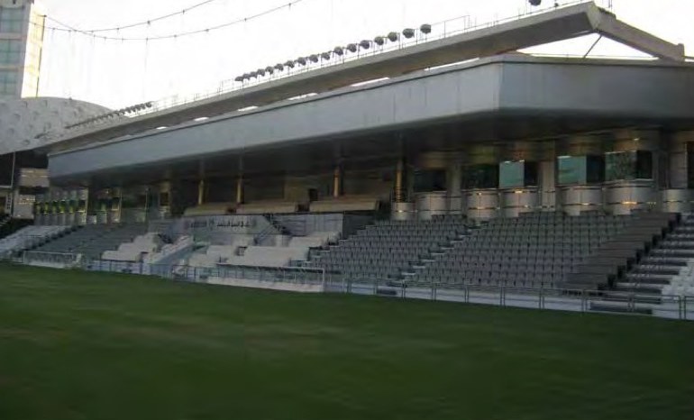 Football fields lighting at first grade sports clubs