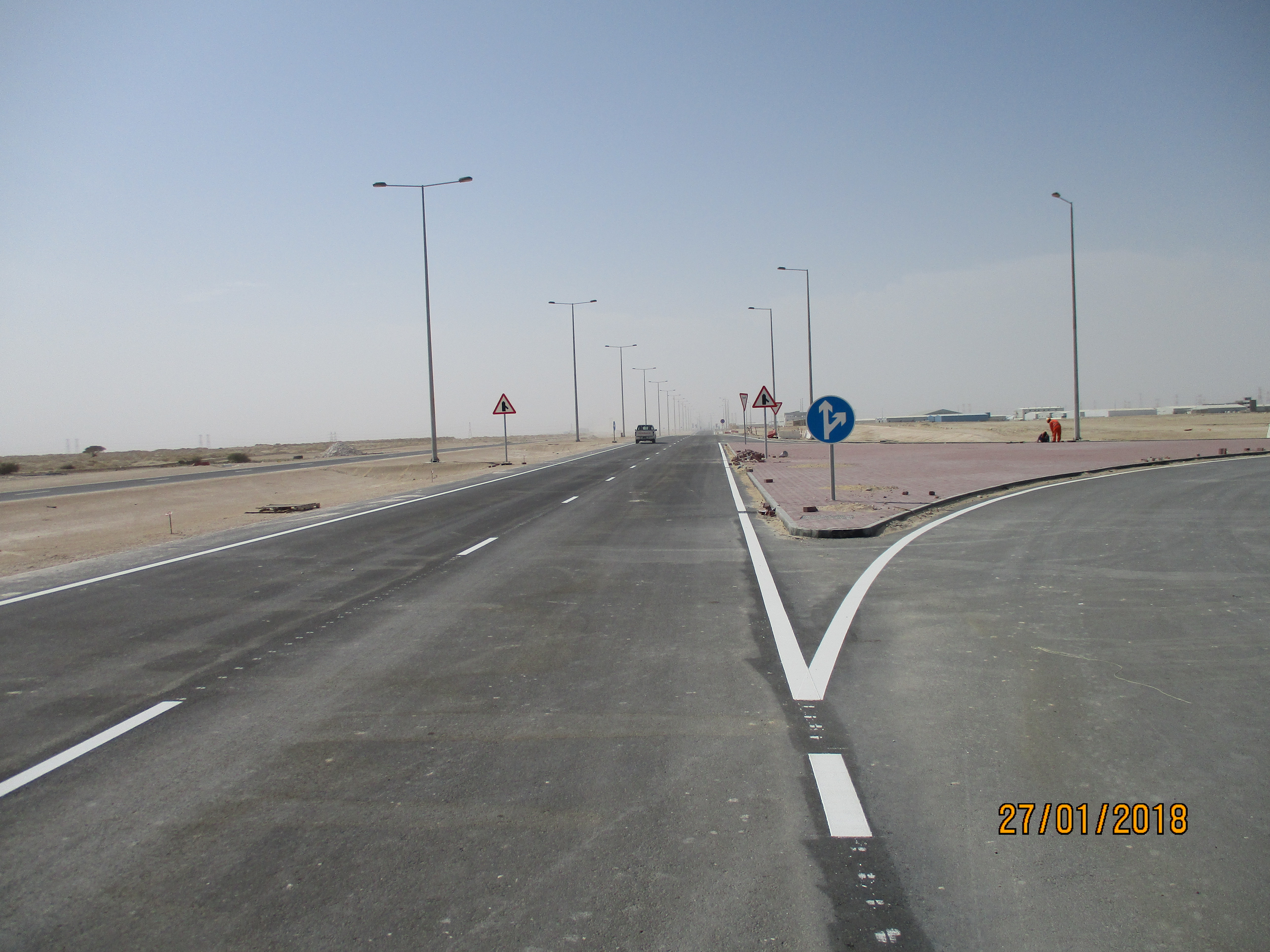 Access Road for Birkat Al Awamer Integrated Worker Accommodation Community