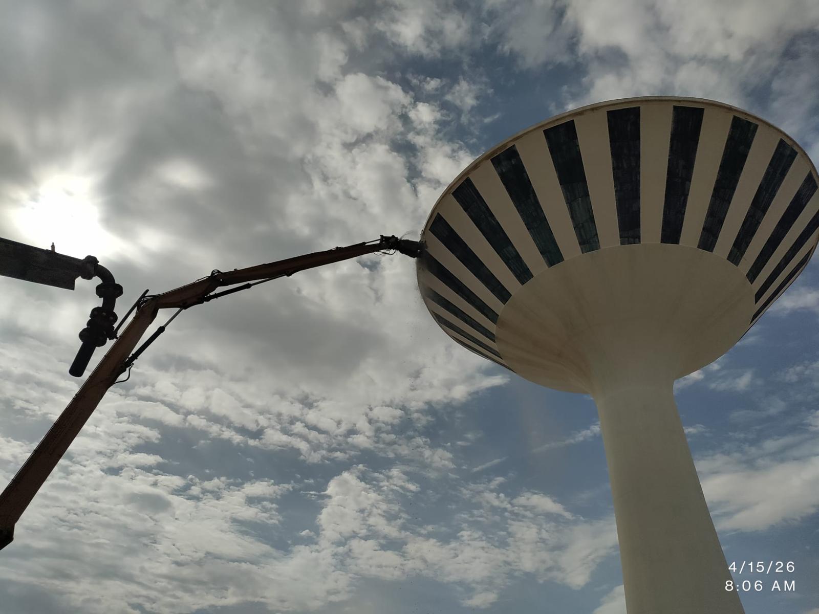 Demolition of Water Towers and Buildings